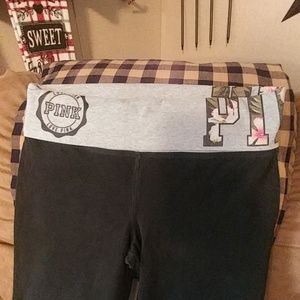 VS VICTORIA'S SECRET PINK flare yoga pants sz M